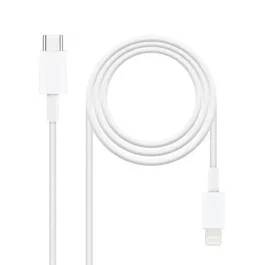 Nanocable Cable USB-C Macho a Lightning Macho 2 Metros - Blanco